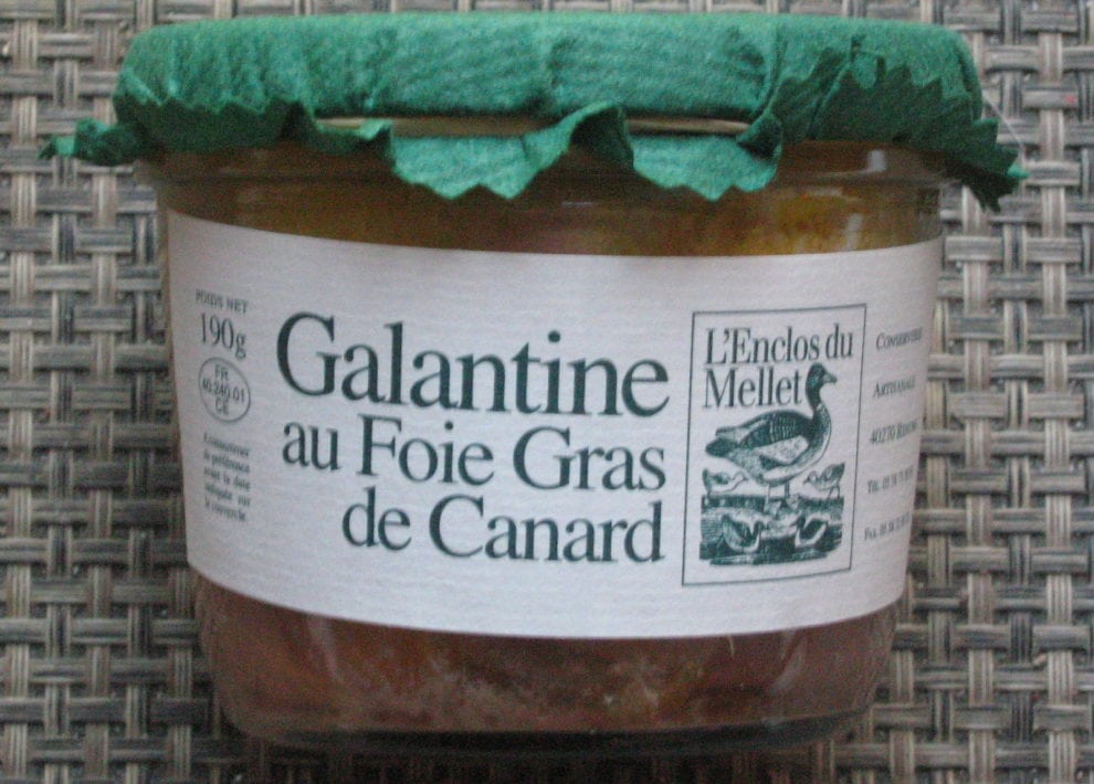 Galantine de chapon au foie gras