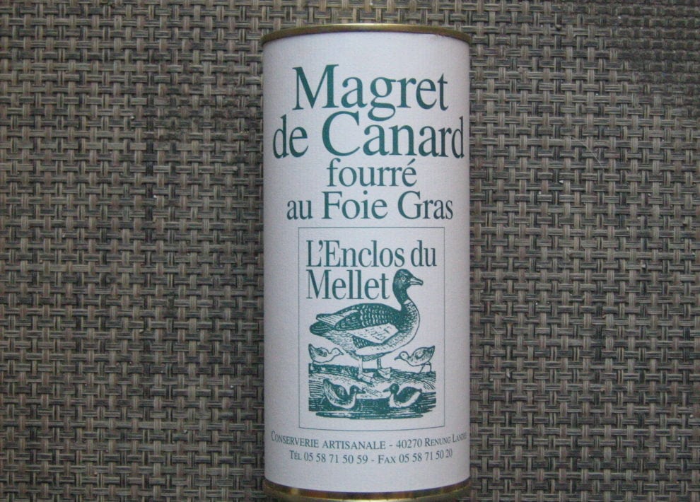 Magret de canard au foie gras
